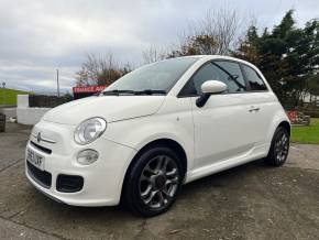 FIAT 500 2014 (63) at Long and Small Service Station Maryport